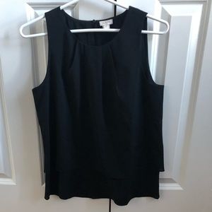 J. Crew black dress top